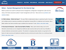 Tablet Screenshot of belarc.com